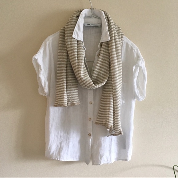 Linen Scarf - Picture 3 of 5